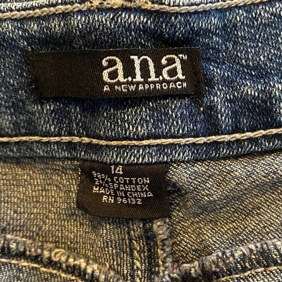 A.N.A. Bootcut Cotton Denim Womens Jeans Size 14 - Picture 7 of 8